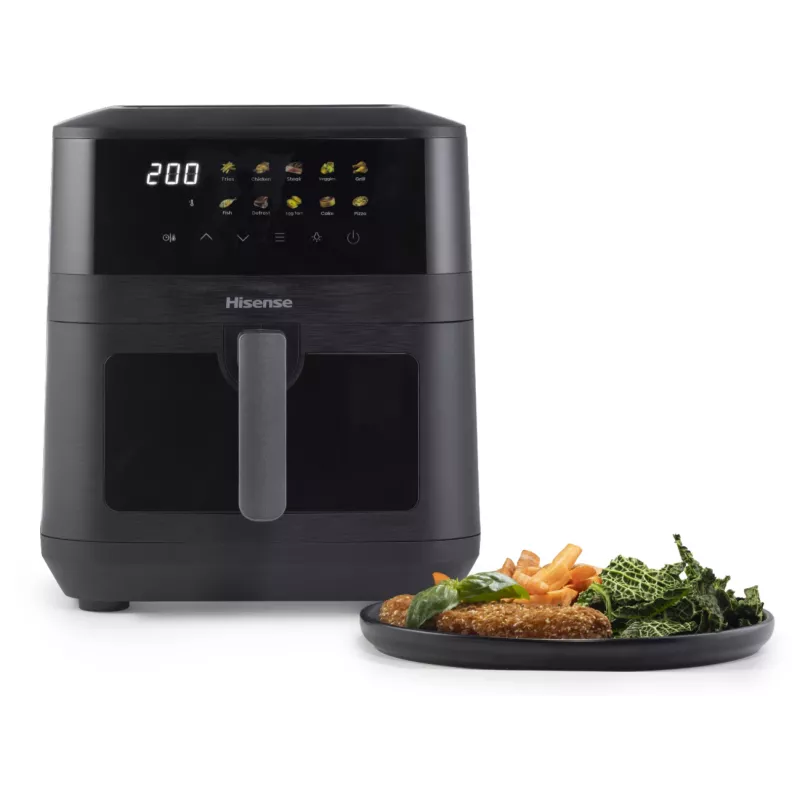 Hisense HAF2100DCD heteluchtfriteuse 7,7 L 2100 W zwart
