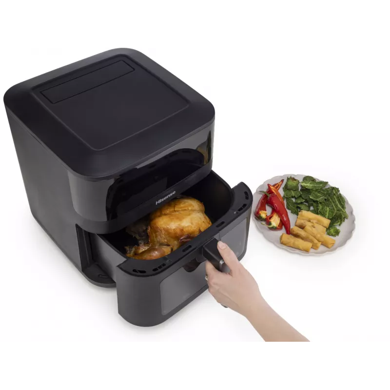 Hisense HAF2100DCD heteluchtfriteuse 7,7 L 2100 W zwart