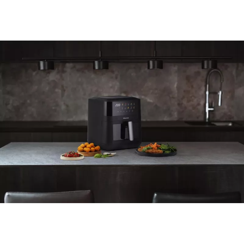 Hisense HAF2100DCD heteluchtfriteuse 7,7 L 2100 W zwart