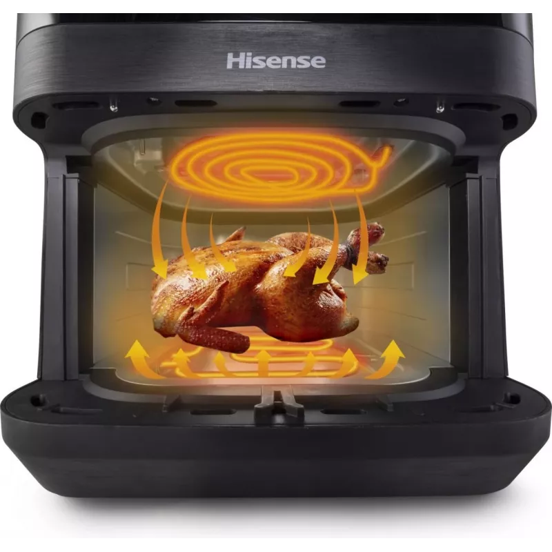 Hisense HAF2100DCD heteluchtfriteuse 7,7 L 2100 W zwart