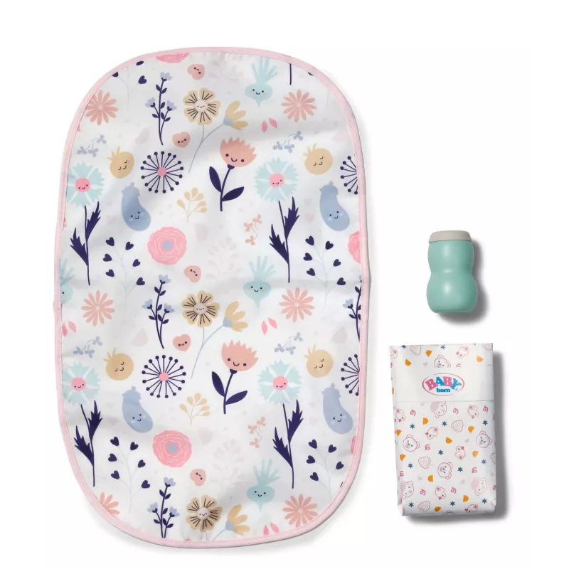BABY born luiertas bloem poppen-luiertas