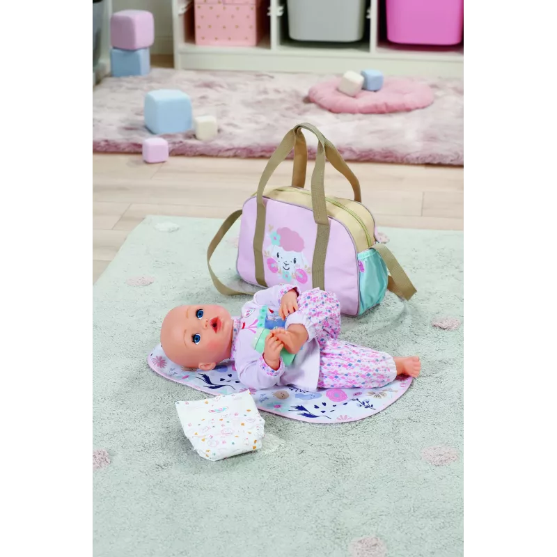 BABY born luiertas bloem poppen-luiertas