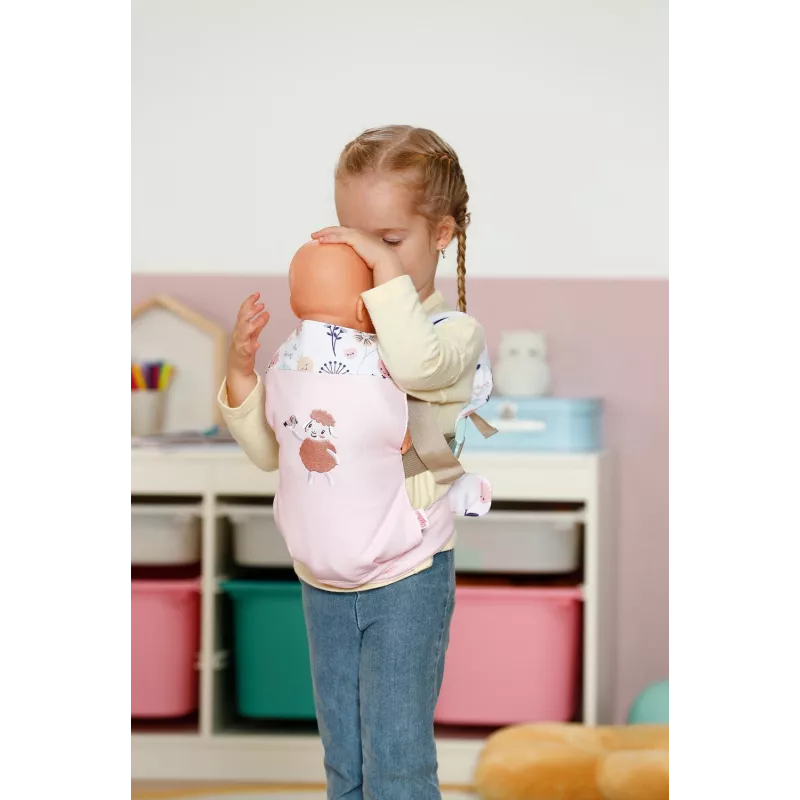BABY born Baby Carrier Flower poppendraagzak