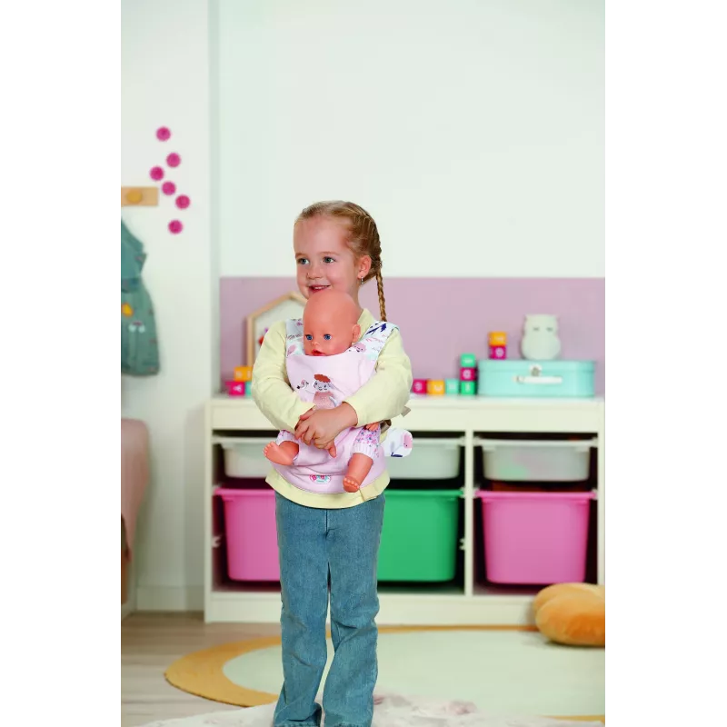 BABY born Baby Carrier Flower poppendraagzak