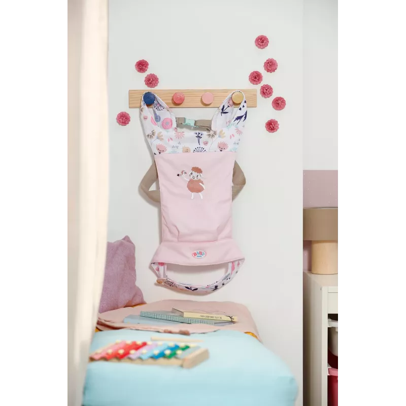 BABY born Baby Carrier Flower poppendraagzak