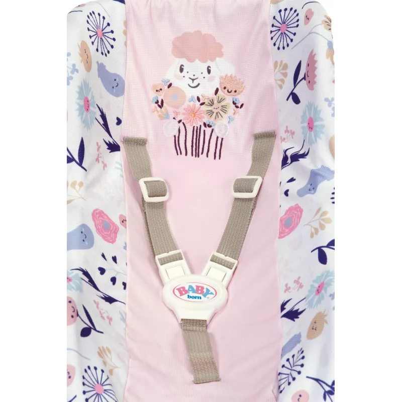 BABY born Comfort Seat Flower poppen-autokinderzitje