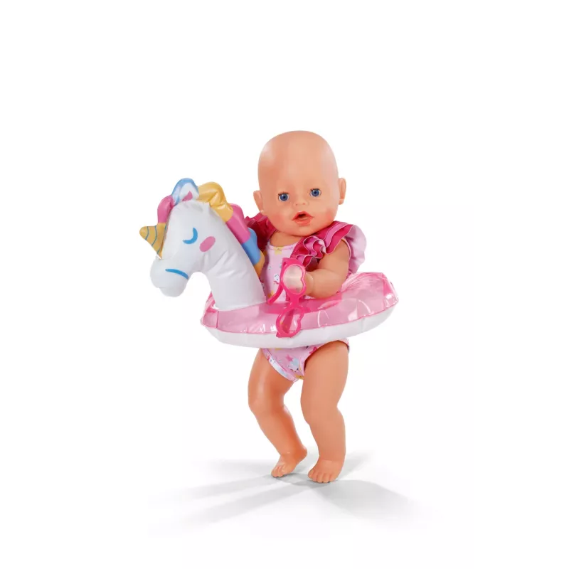 BABY born badset eenhoorn 43 cm, poppen-badkleding, 3 jaar