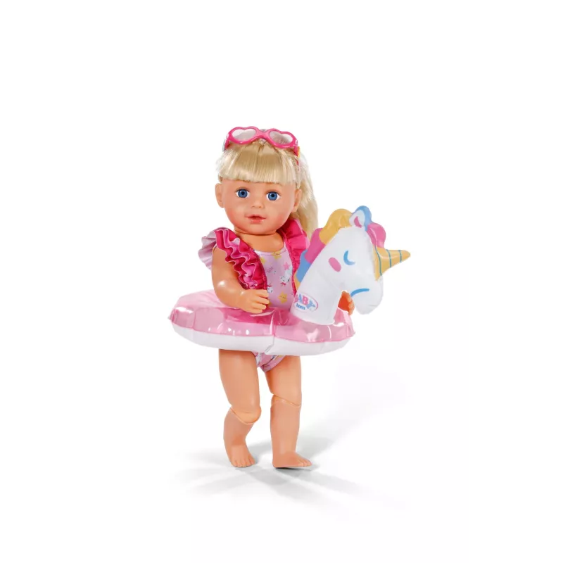 BABY born badset eenhoorn 43 cm, poppen-badkleding, 3 jaar