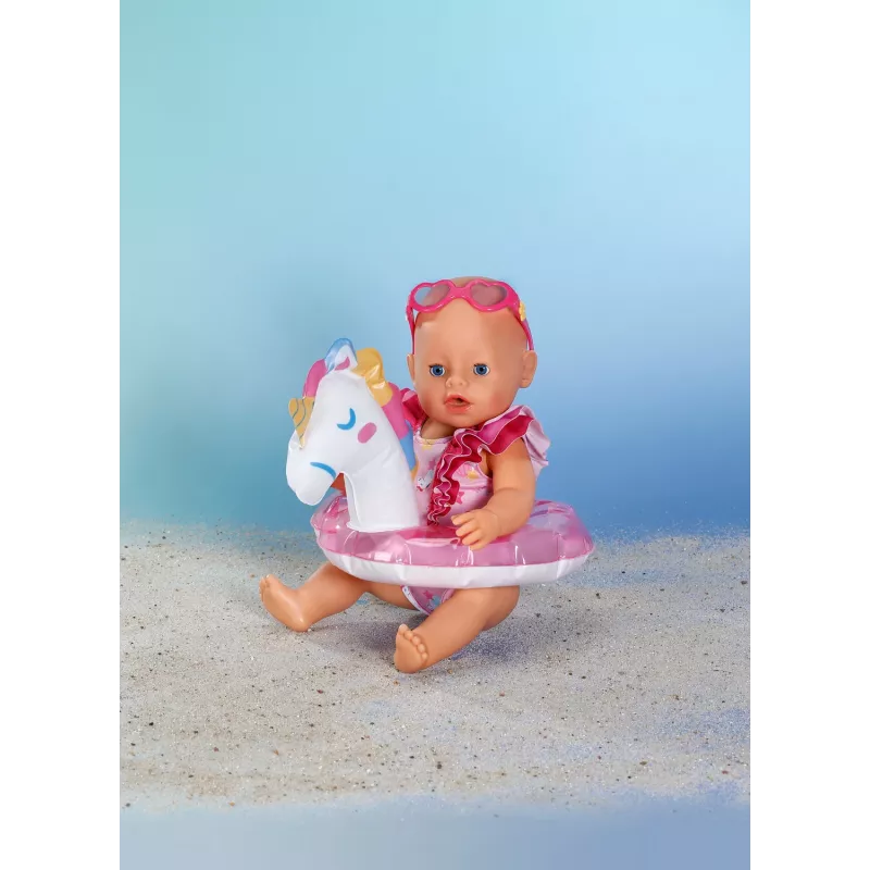 BABY born badset eenhoorn 43 cm, poppen-badkleding, 3 jaar