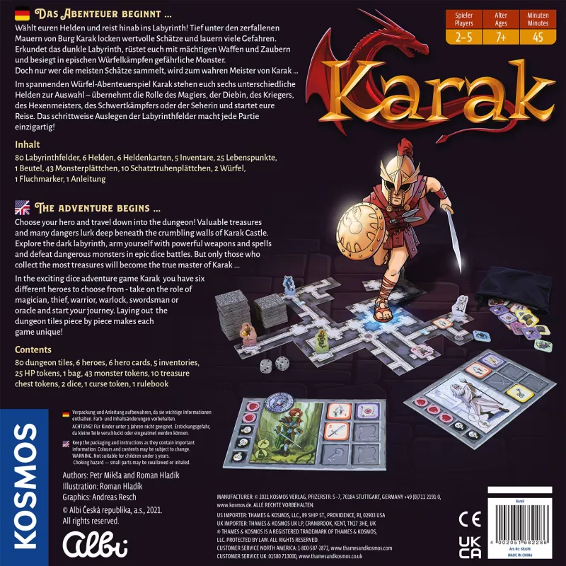 Kosmos Karak bordspel rollenspel