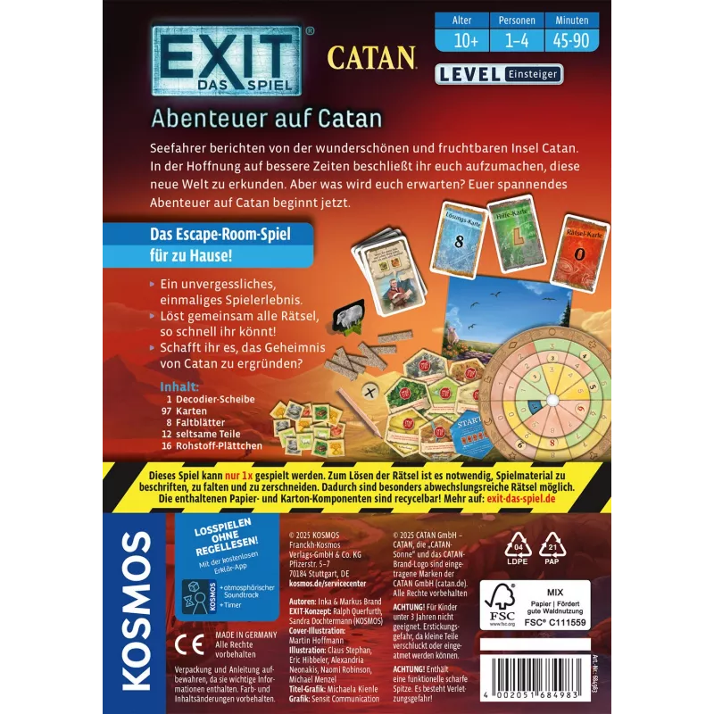 Kosmos EXIT - Het spel kaartspel strategie