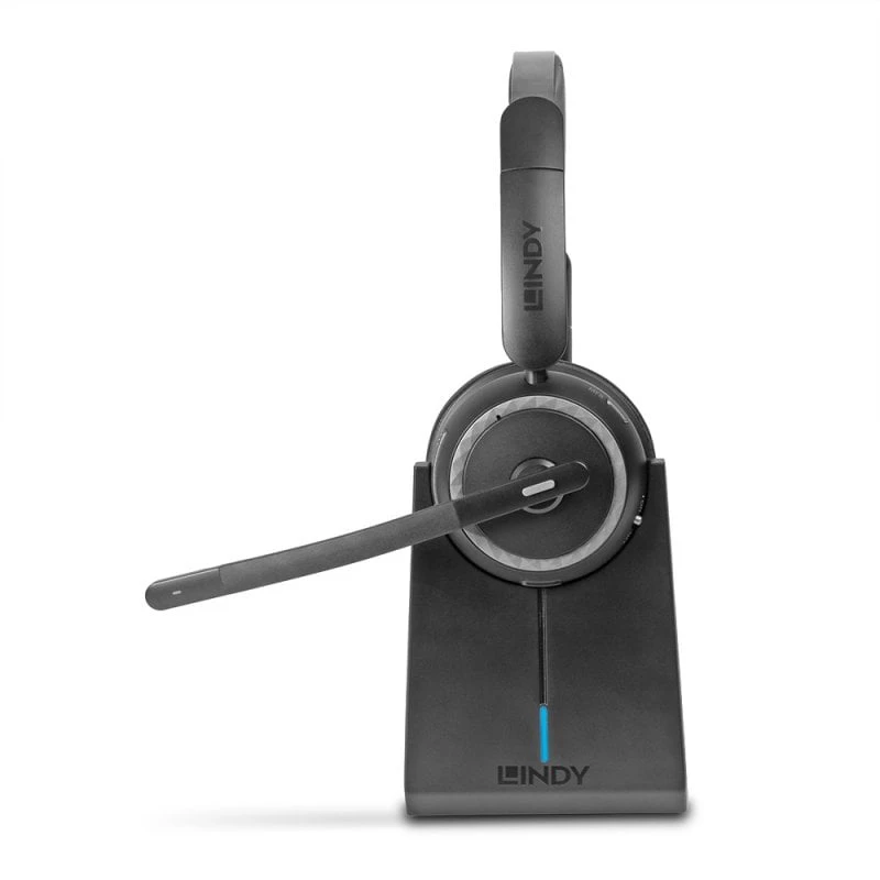 Lindy L118 draadloze noise-cancelling-headset & laadstation