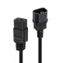 Lindy 2m C14 naar C19 stroomkabelverlenging, zwart, 2 m, IEC C14, IEC C19, 250 V