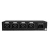 Lindy 32622 stroomverdeeleenheid (PDU) 4 AC-uitgangen 1U zwart