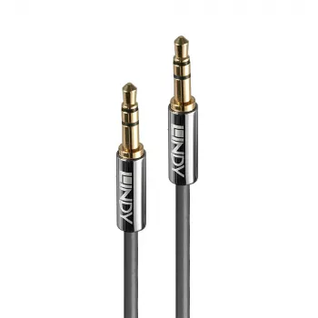 Lindy 5m 3,5mm audiokabel, Cromo Line, 3,5mm, stekker, 3,5mm, stekker, 5 m, antraciet