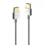 Lindy Ultra High Speed HDMI slanke kabel 1m, 1 m, HDMI type A (standaard), HDMI type A (standaard), 48 Gbit/s, wit
