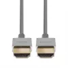 Lindy Ultra High Speed HDMI slanke kabel 1m, 1 m, HDMI type A (standaard), HDMI type A (standaard), 48 Gbit/s, wit