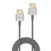 Lindy Ultra High Speed HDMI slanke kabel 1m, 1 m, HDMI type A (standaard), HDMI type A (standaard), 48 Gbit/s, wit