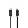 Lindy 2m USB4 240W Type-C kabel, Black Line, 2 m, USB C, USB C, USB4 Gen 3x2, 40 Gbit/s, zwart