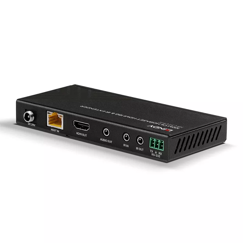 Lindy 100m Cat.6 HDMI 4K60, IR en RS-232 HDBaseT extender, receiver