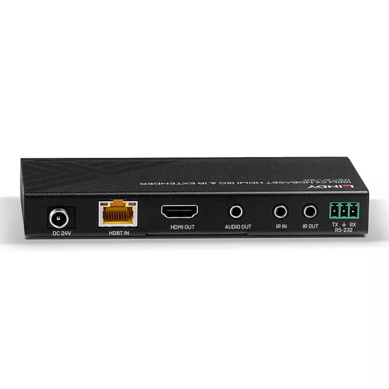 Lindy 100m Cat.6 HDMI 4K60, IR en RS-232 HDBaseT extender, receiver