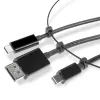 Lindy USB Type-C-, mDP- en DisplayPort-naar-HDMI-18G converter-houder