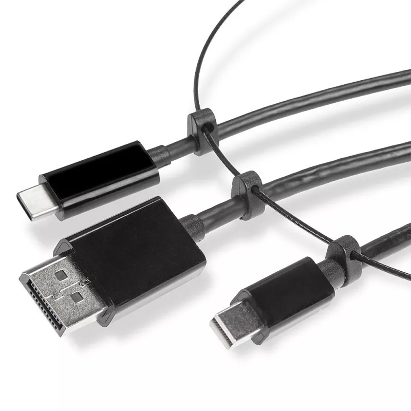 Lindy USB Type-C-, mDP- en DisplayPort-naar-HDMI-18G converter-houder