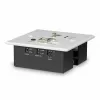 Lindy 150m Cat.6 HDMI 4K60 en Type-C HDBaseT UK wandcontactdoos KVM extender, transmitter