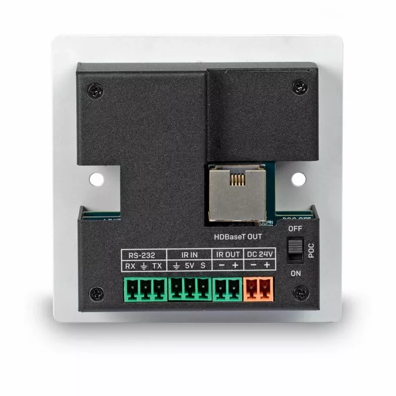 Lindy 150m Cat.6 HDMI 4K60 en Type-C HDBaseT UK wandcontactdoos KVM extender, transmitter