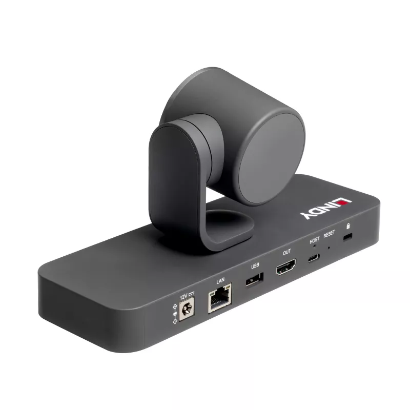 Lindy 38422 videoconferentiecamera 8 MP zwart 3840 x 2160 pixel 30 fps