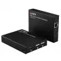 Lindy HDMI, KVM en IR over IP extender, zender en ontvanger, bedraad, 150 m, Cat5e, Cat6, zwart, metaal