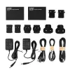 Lindy HDMI, KVM en IR over IP extender, zender en ontvanger, bedraad, 150 m, Cat5e, Cat6, zwart, metaal