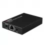 Lindy HDMI, KVM en IR over IP extender, receiver, transmitter en receiver, bedraad, 150 m, Cat5e, Cat6, zwart, metaal