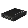 Lindy HDMI, KVM en IR over IP extender, receiver, transmitter en receiver, bedraad, 150 m, Cat5e, Cat6, zwart, metaal
