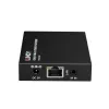 Lindy HDMI, KVM en IR over IP extender, receiver, transmitter en receiver, bedraad, 150 m, Cat5e, Cat6, zwart, metaal