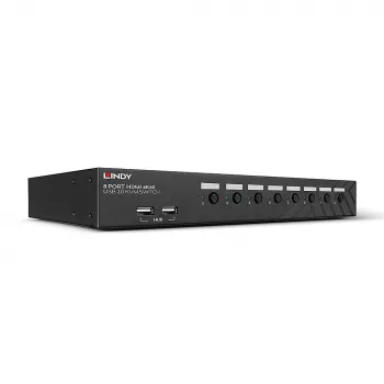 Lindy 39538 KVM-switch rackmontage zwart
