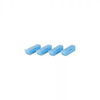Lindy 40324 poortblokkering + sleutel DisplayPort blauw acrylonitril-butadieen-styreen (ABS) 5 stuks