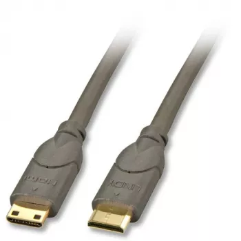 Lindy 0,5m HDMI CAT2 HDMI-kabel HDMI type C (mini) zwart