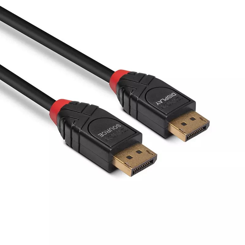 Lindy 5m actieve DisplayPort 1.4-kabel, 5 m, DisplayPort, DisplayPort, stekker, stekker, 7680 x 4320 pixel