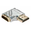 Lindy CROMO HDMI-stekker naar HDMI-bus 90-graden haakse adapter - links