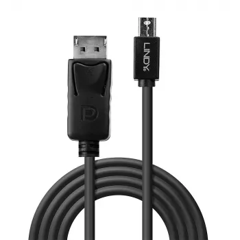 Lindy 5m Mini DisplayPort stekker naar DisplayPort stekker, zwart