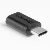 Lindy USB 3.2 Type-C-naar-C adapter, USB 3.2 Type-C, USB 3.2 Type-C, zwart