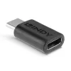 Lindy USB 3.2 Type-C-naar-C adapter, USB 3.2 Type-C, USB 3.2 Type-C, zwart