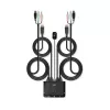 Lindy 2-poorts DisplayPort 1.2, USB 2.0 en audio kabel-KVM-switch