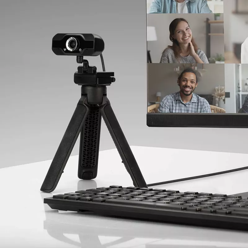 Lindy Full HD 1080p webcam met microfoon, 1920 x 1080 pixel, Full HD, 30 fps, handmatig, automatisch, 110°