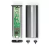 Lindy USB 3.2 Gen 2 x2 NVMe M.2 SSD-behuizing, SSD-behuizing, M.2, PCI Express, 20 Gbit/s, USB-aansluiting, zilver