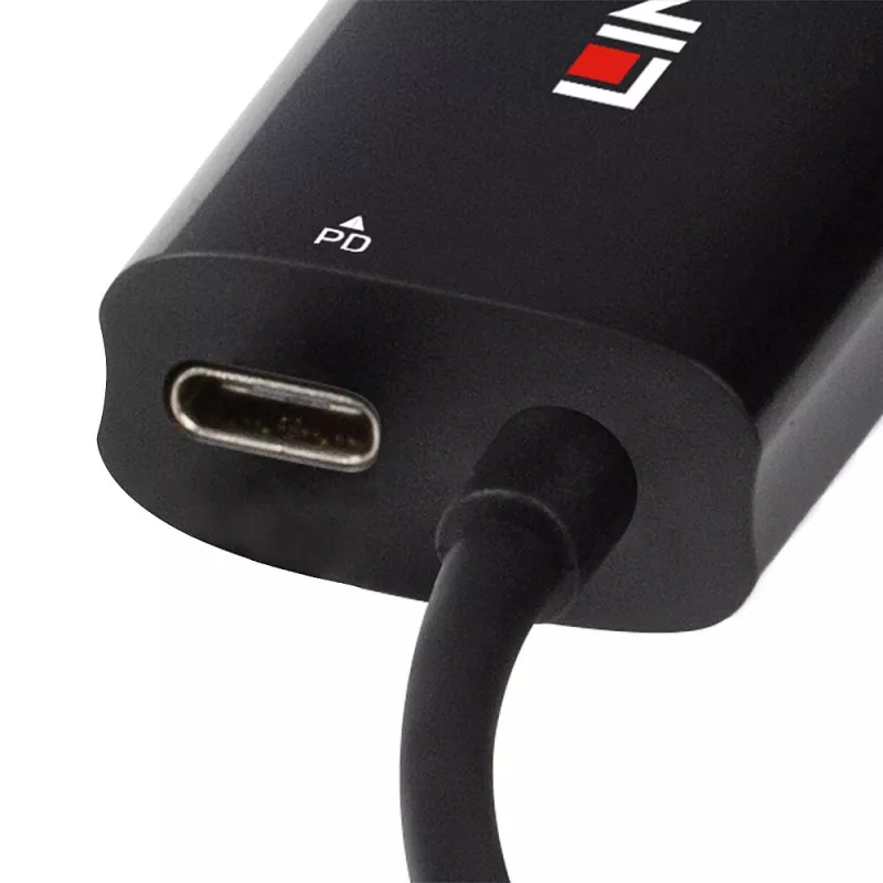 Lindy 43328 laptopdock/poortreplicator USB 3.2 Gen 1 (3.1 Gen 1) Type-C zwart