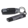 Lindy USB 3.2 Type-C en A SD-/microSD-kaartlezer, MiniSD, SD, zwart, grijs, 5000 Mbit/s, USB 3.2 Gen 1 (3.1 Gen 1) Type-A/Type-C, 78,5 mm, 22,5 mm