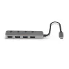 Lindy 4-poorts USB 3.2 Type-C hub met aan-/uitknoppen