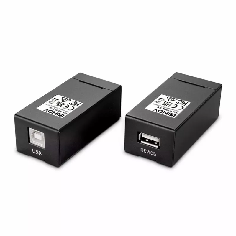 Lindy 150m USB 2.0 Cat.6-extender, 67 mm, 32 mm, 25 mm, 84 g, 84 g, 220 mm